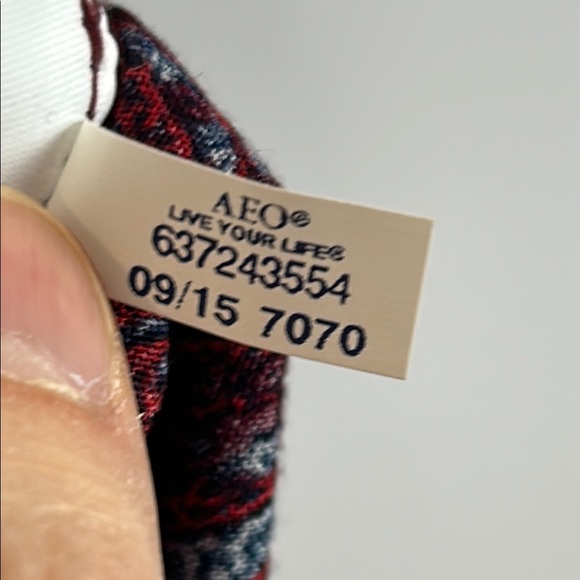 American Eagle Paisley Print Kimono Cardigan Size Medium - Picture 8 of 10